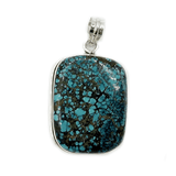 Viona Bohemian Turquoise Rectangle Pendant