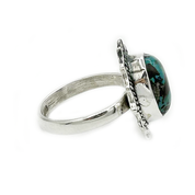 turquoise sterling silver gemstone ring