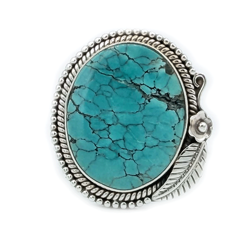 turquoise sterling silver gemstone ring