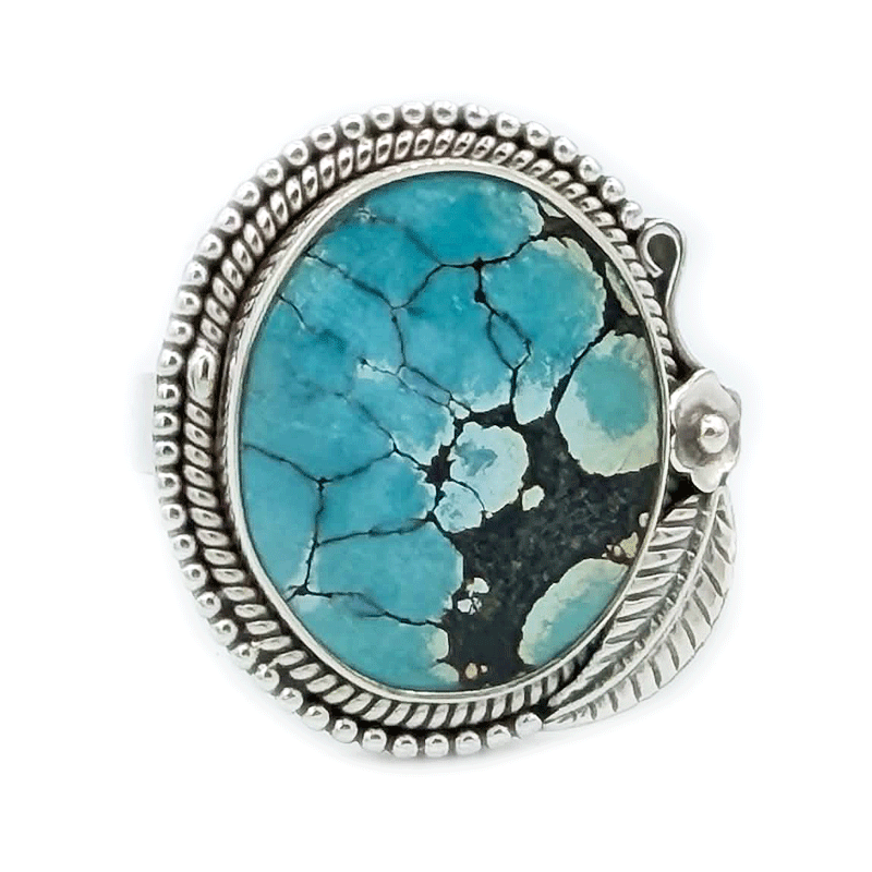 turquoise sterling silver gemstone ring