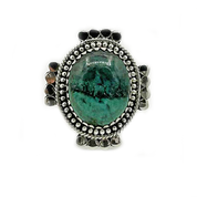 turquoise sterling silver gemstone ring