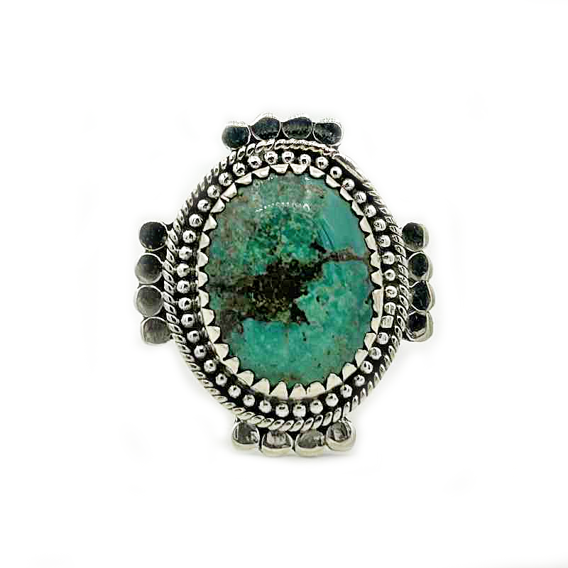 turquoise sterling silver gemstone ring