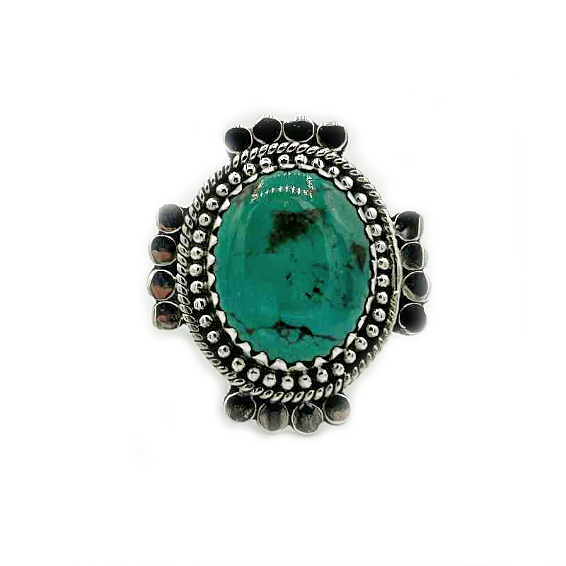 turquoise sterling silver gemstone ring