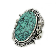 turquoise sterling silver gemstone ring