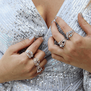 carnelian silver gemstone ring