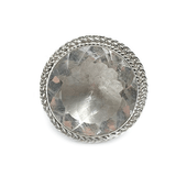 Ziva Clear Quartz Statement Ring