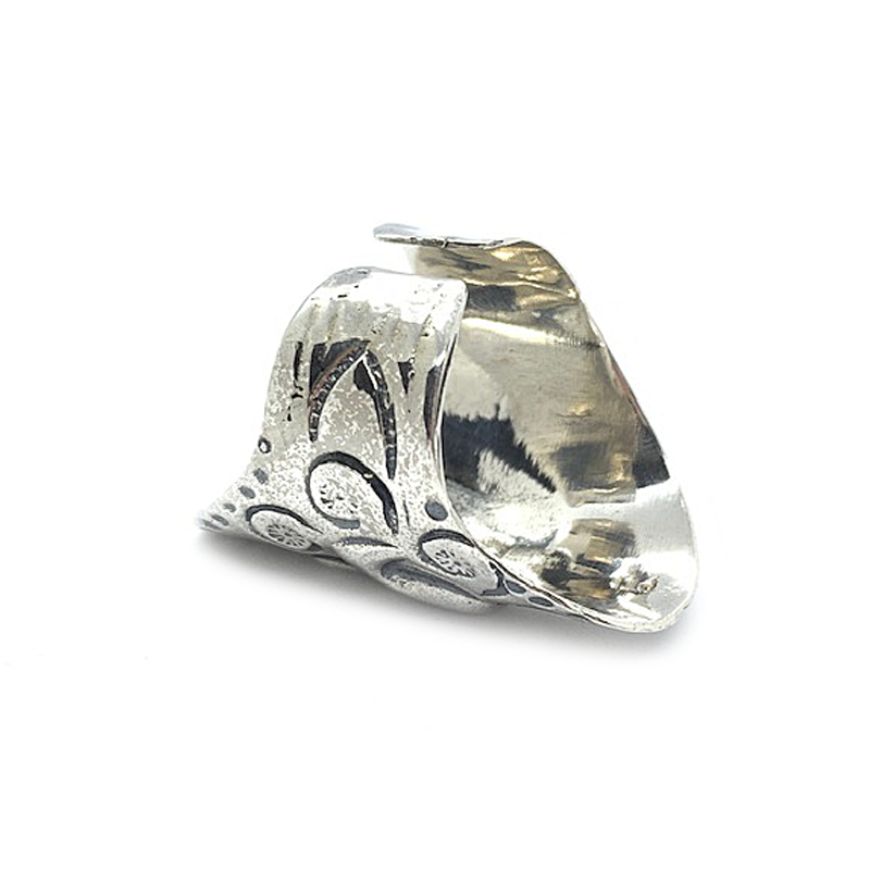 sterling silver elephant boho style ring