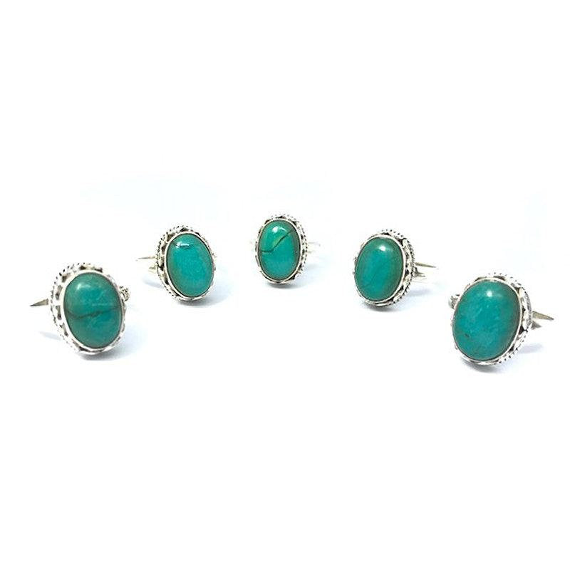 Turquoise Gemstone Boho Ring