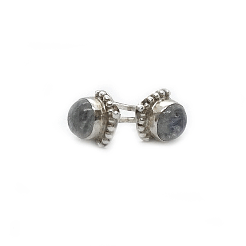 moonstone silver gemstone earrings