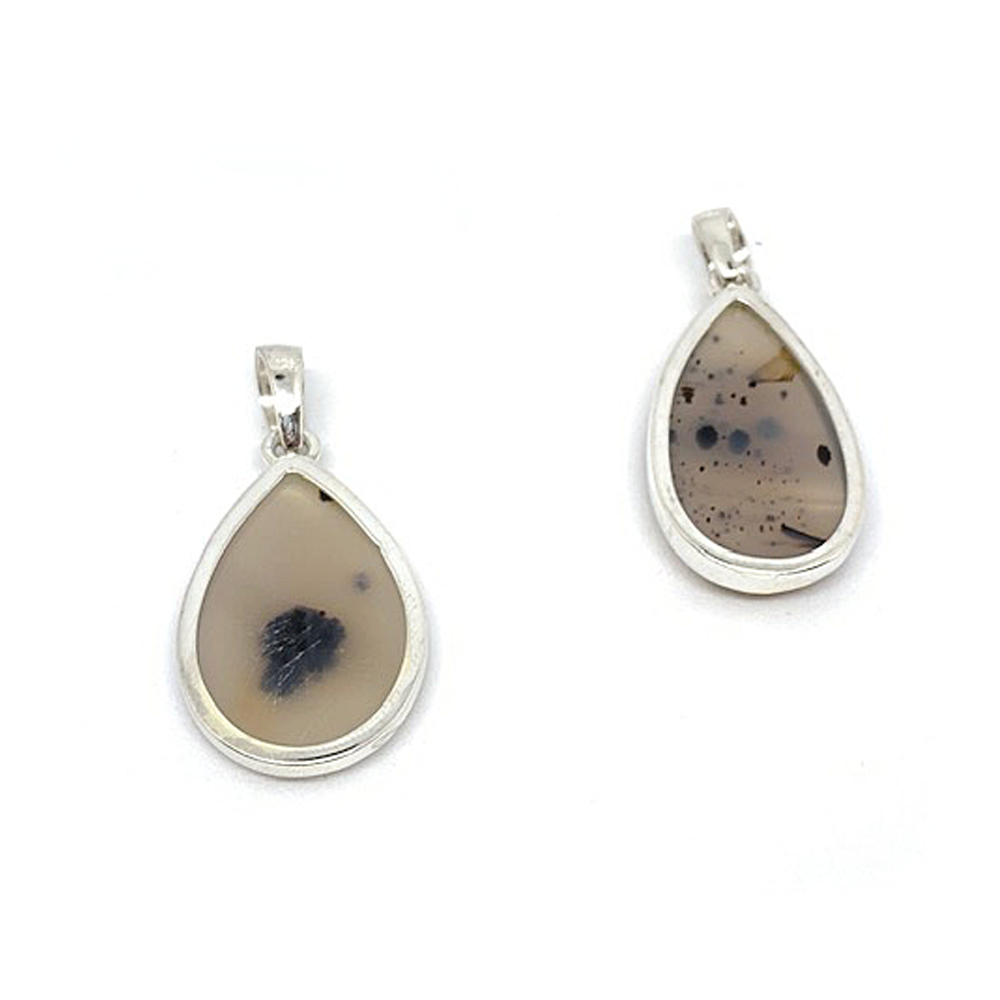 agate montana brown pendant