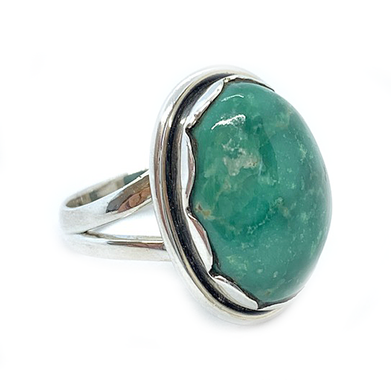 turquoise gemstone silver ring