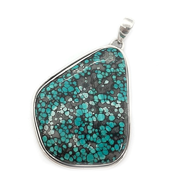 big turquoise statement pendant