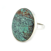 turquoise gemstone silver ring