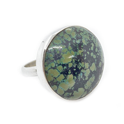 turquoise gemstone silver ring